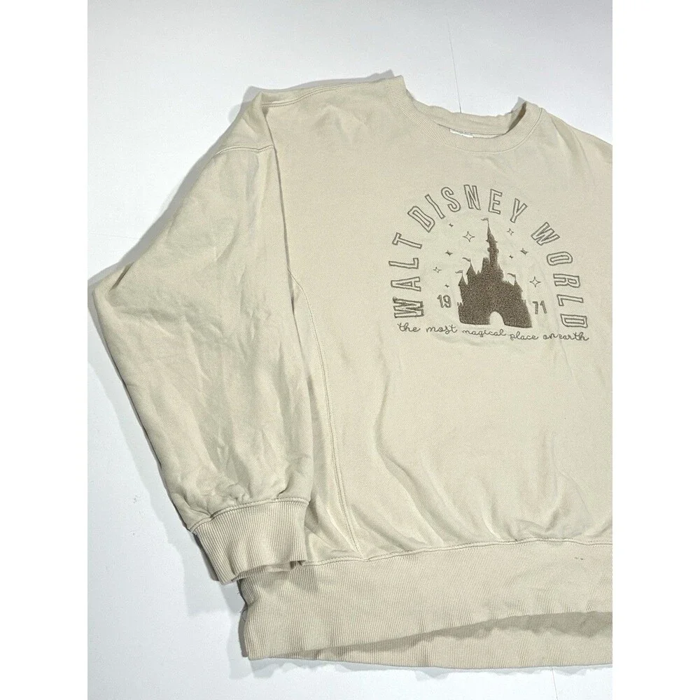 Disney Resorts Disneyland Happiest Place on Earth 1955 Castle Pullover Size XL - Picture 2 of 8